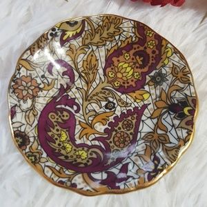 Jewelry - Hispania Manises Paisley Print Jewelry Dish Jewelry - Hispania Manises Paisley Print Jewelry Dish